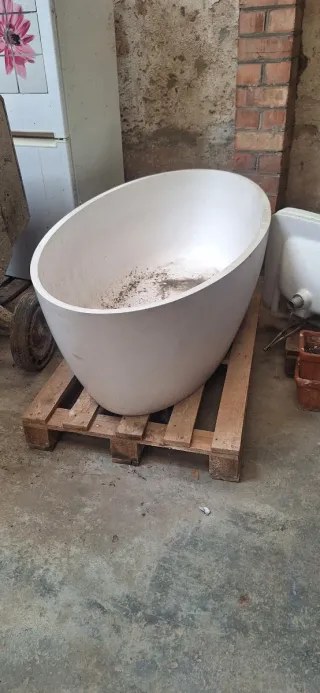 Bañera italiana ovalada