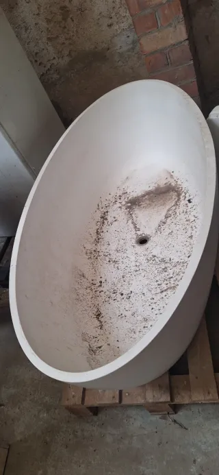 Bañera italiana ovalada