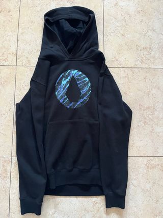 Sudadera Volcom Negra con Logo