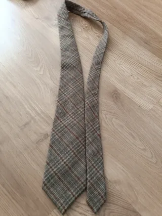 Corbata de cachemira a cuadros