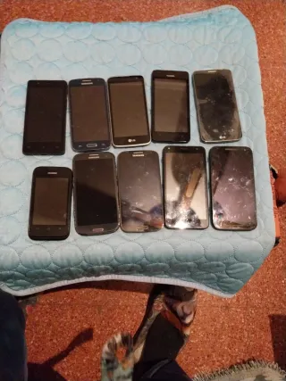 Lote1 .10 Móviles Vintage (Samsung, LG, Huawei, Al