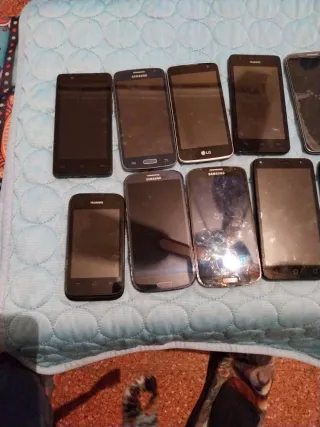 Lote1 .10 Móviles Vintage (Samsung, LG, Huawei, Al