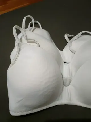 Lote 3 Sujetadores Blancos