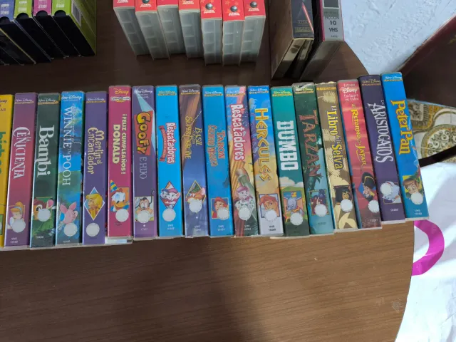 Lote Películas VHS Disney y Más