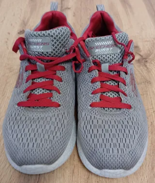 Zapatillas Skechers Talla 41 Gris/Rojo