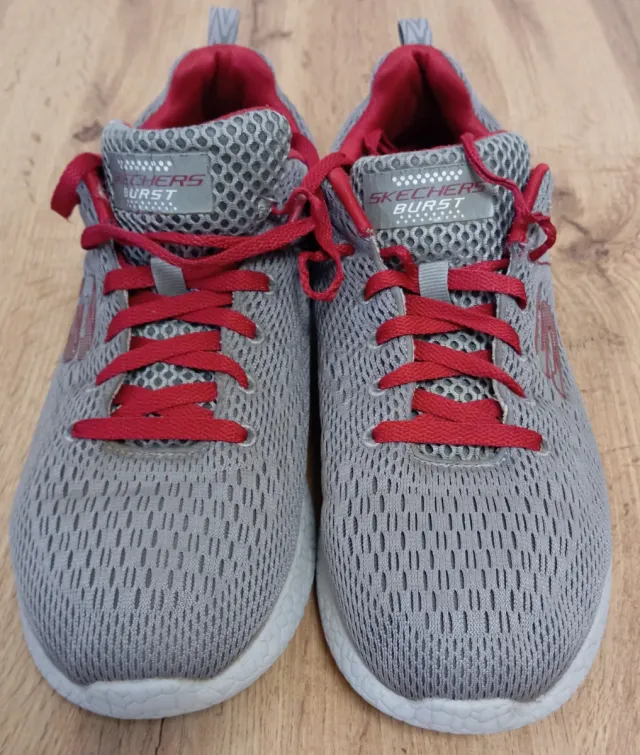 Zapatillas Skechers Talla 41 Gris/Rojo