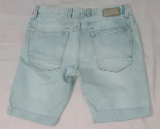 Pantalón vaquero corto roto, 42, hombre, Pull&bear