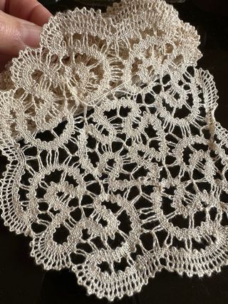 Sottobicchieri tombolo fatti a mano