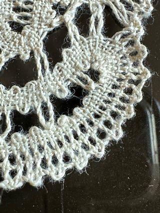 Sottobicchieri tombolo fatti a mano