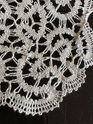 Sottobicchieri tombolo fatti a mano