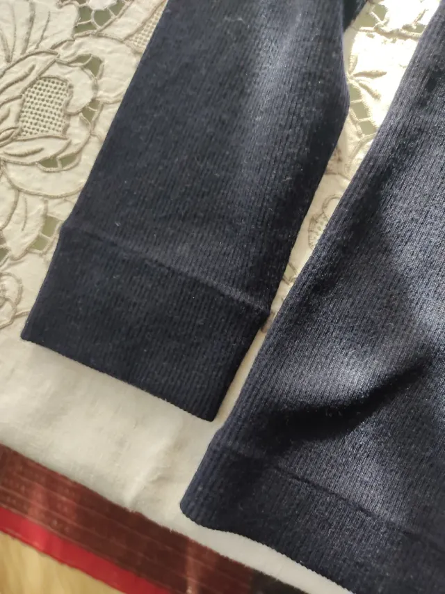 Pullover uomo Ragno lana cashmere blu