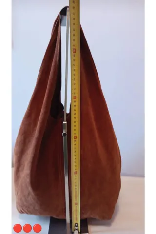 Borsa Artigianale Camoscio Marrone