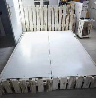 Cama Matrimonio Palets Madera