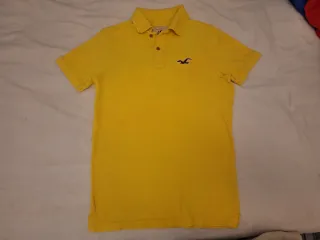 Polo Hollister Amarillo Talla M