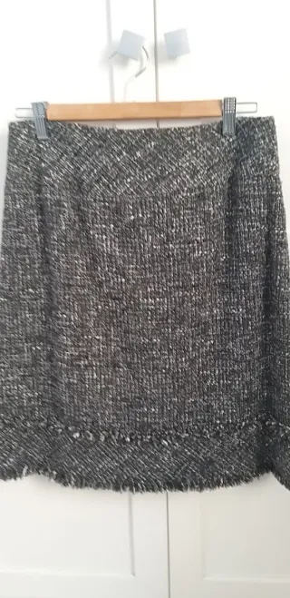 Trade de Chaqueta Chanel Tweed Gris tallaje pequeñ