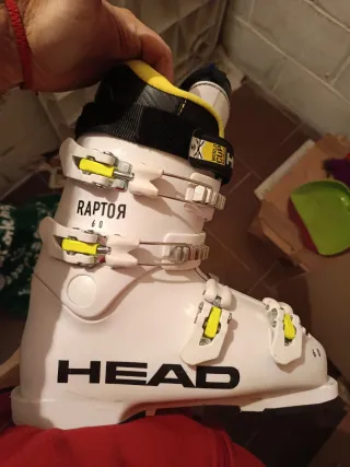 Esquís Junior Rossignol y botas head