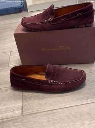 Mocasines Massimo Dutti Morado Talla 42