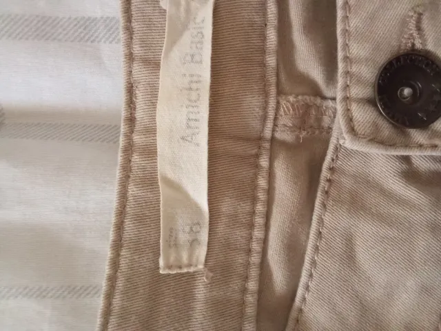Pantalón beige mujer