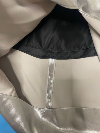 Falda midi plateada sin estrenar