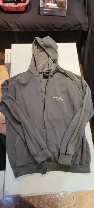 Sudadera Bad Boy Gris con Cremallera