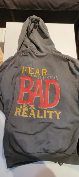 Sudadera Bad Boy Gris con Cremallera