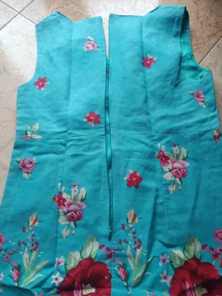 Vestido corto estampado floral