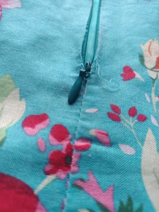 Vestido corto estampado floral