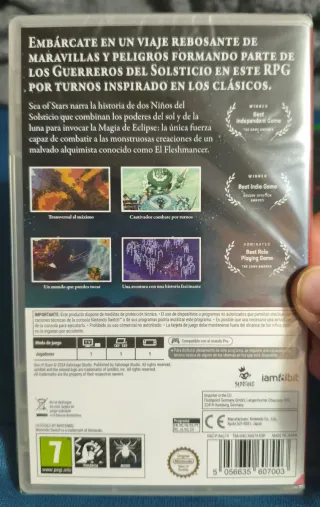 Juego Nintendo Switch Sea of Stars RPG