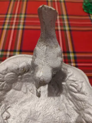 Svuota tasche in metallo con uccellino