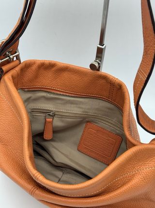 Bolso Coach Naranja Piel