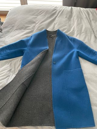 Abrigo azul mujer – Casi nuevo