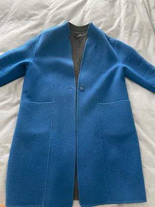 Abrigo azul mujer – Casi nuevo