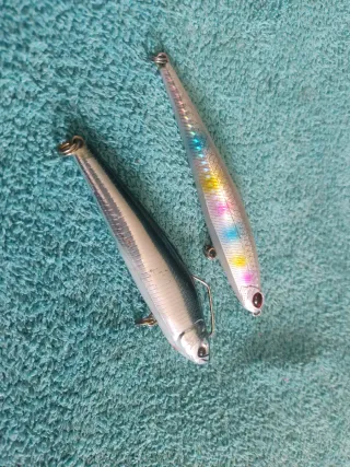 2 señuelos de pesca hundidos