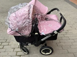 Bugaboo Donkey Silla Gemelar Rosa