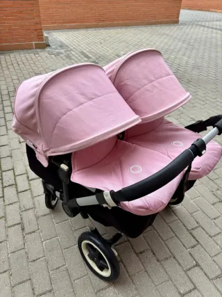 Bugaboo Donkey Silla Gemelar Rosa