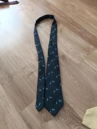 Corbata Seda y Lana Diseño Perros