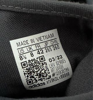 Tenis Adidas Negro y Blanco