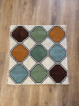 Tappeto Zara Home in Lana con Design Geometrico