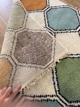 Tappeto Zara Home in Lana con Design Geometrico