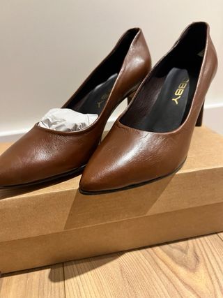 Zapatos de piel marrones