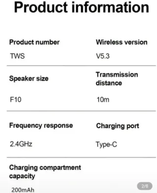Auriculares Bluetooth Negros con Luces Rosas