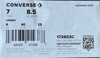 Botas Converse Piel Blancas Detalles Rosa