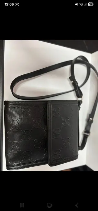 Bolso bandolera Gucci negro original