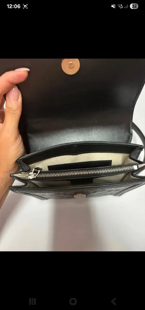 Bolso bandolera Gucci negro original