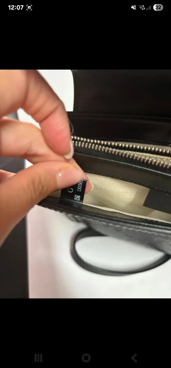 Bolso bandolera Gucci negro original