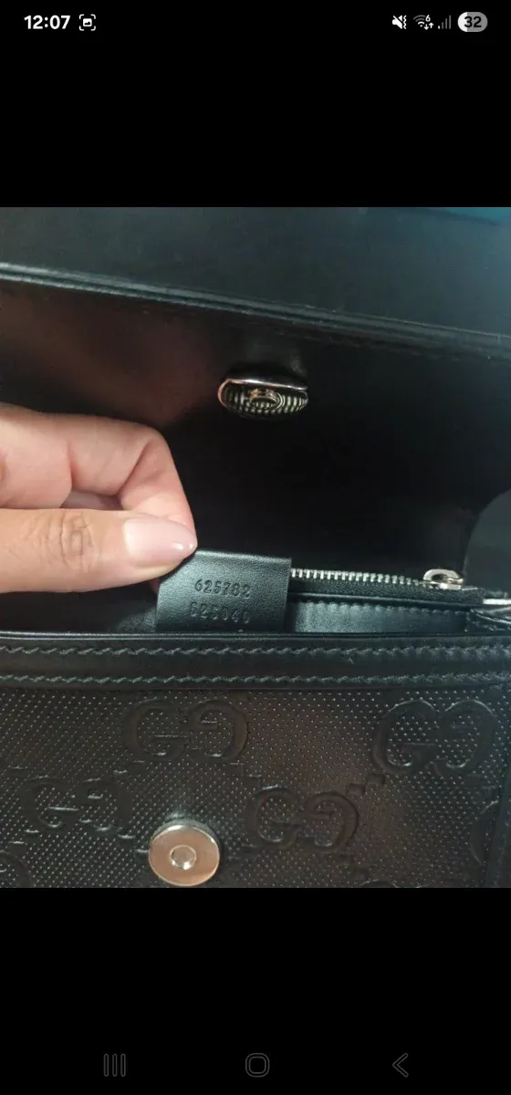 Bolso bandolera Gucci negro original