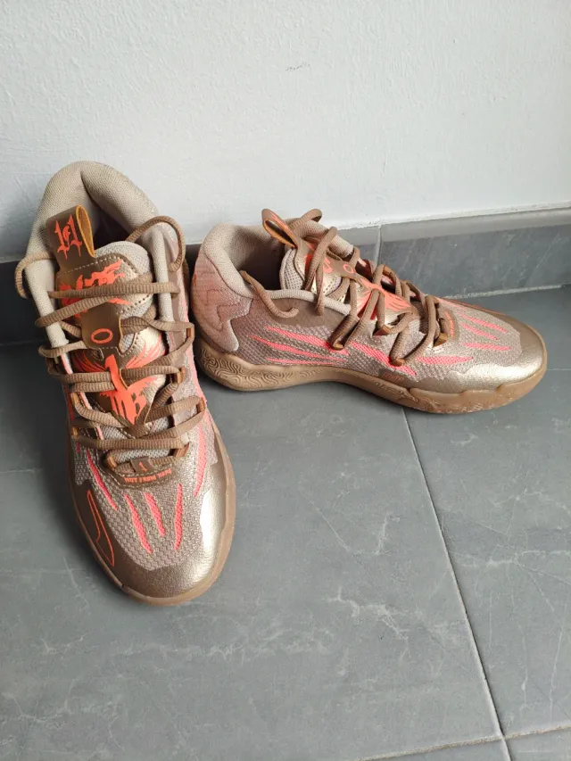 Puma Melo Zapatillas Deportivas Doradas Naranja