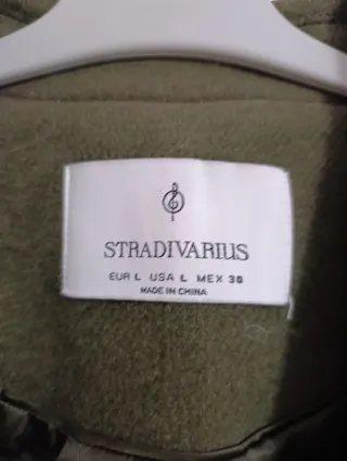 Abrigo de paño verde