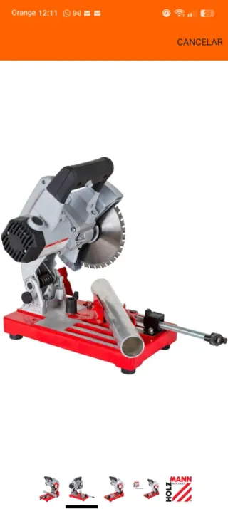 Holzmann MK5180 Sierra Circular Metal