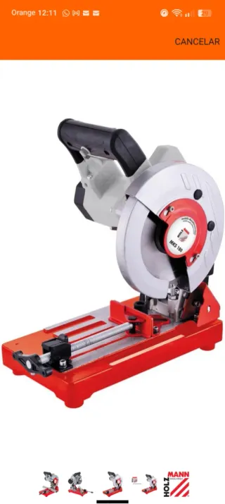 Holzmann MK5180 Sierra Circular Metal